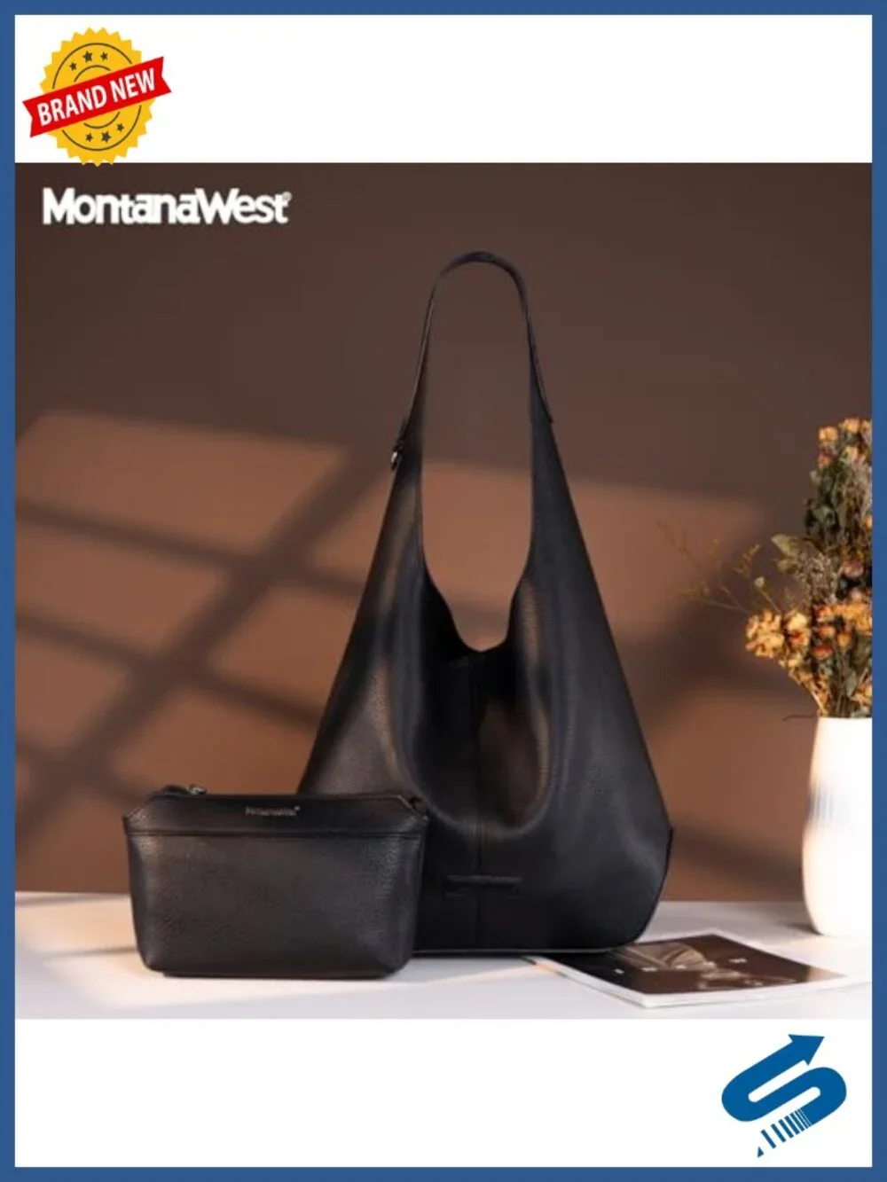 Montana West Hobo Purse for Women Large Slouchy Vegan Leather Shoulder Bag